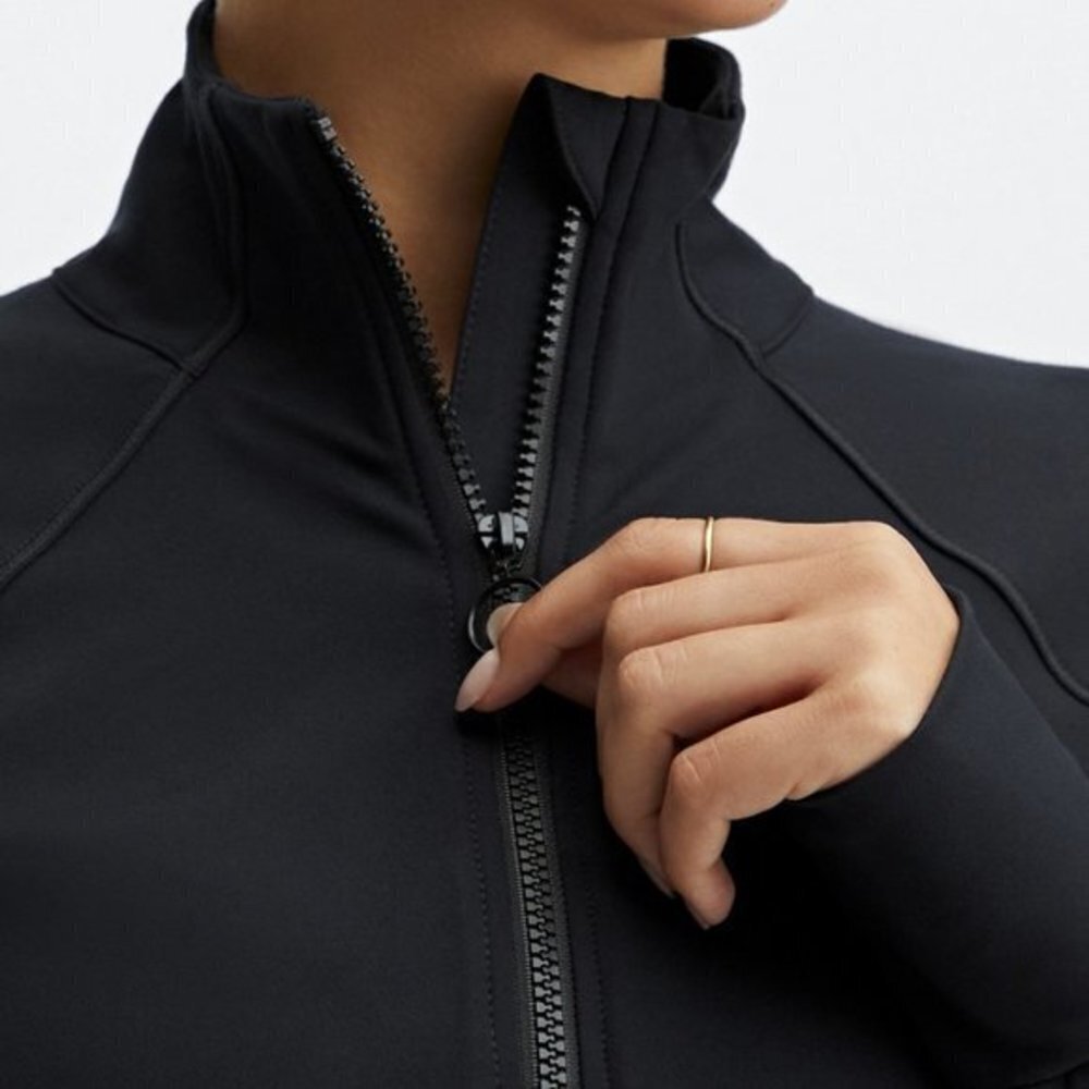 Fabletics trinity performance jacket black Small … - image 7